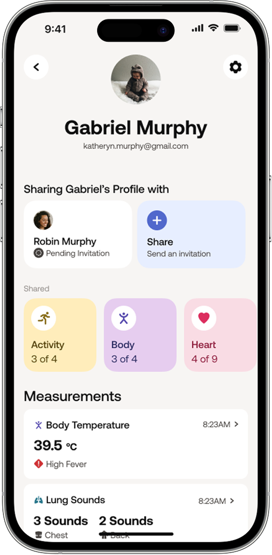 Family sharing screen 4