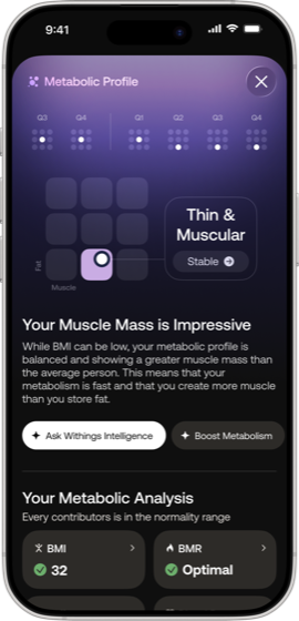 Metabolic Profile detail screen