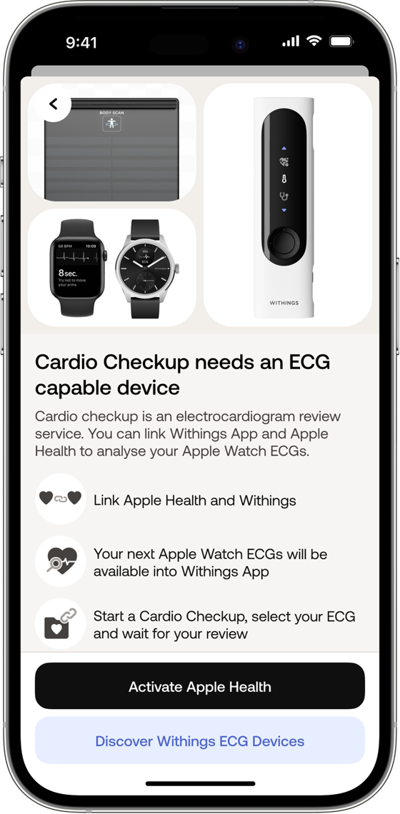 Cardio Check-Up clarity screen 2