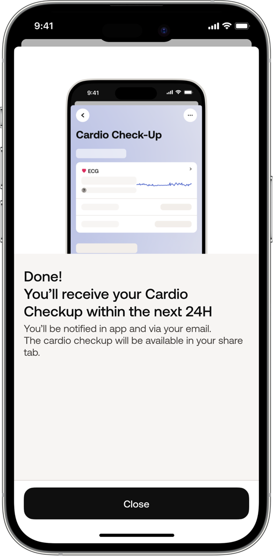 Cardio Check-Up clarity screen 4