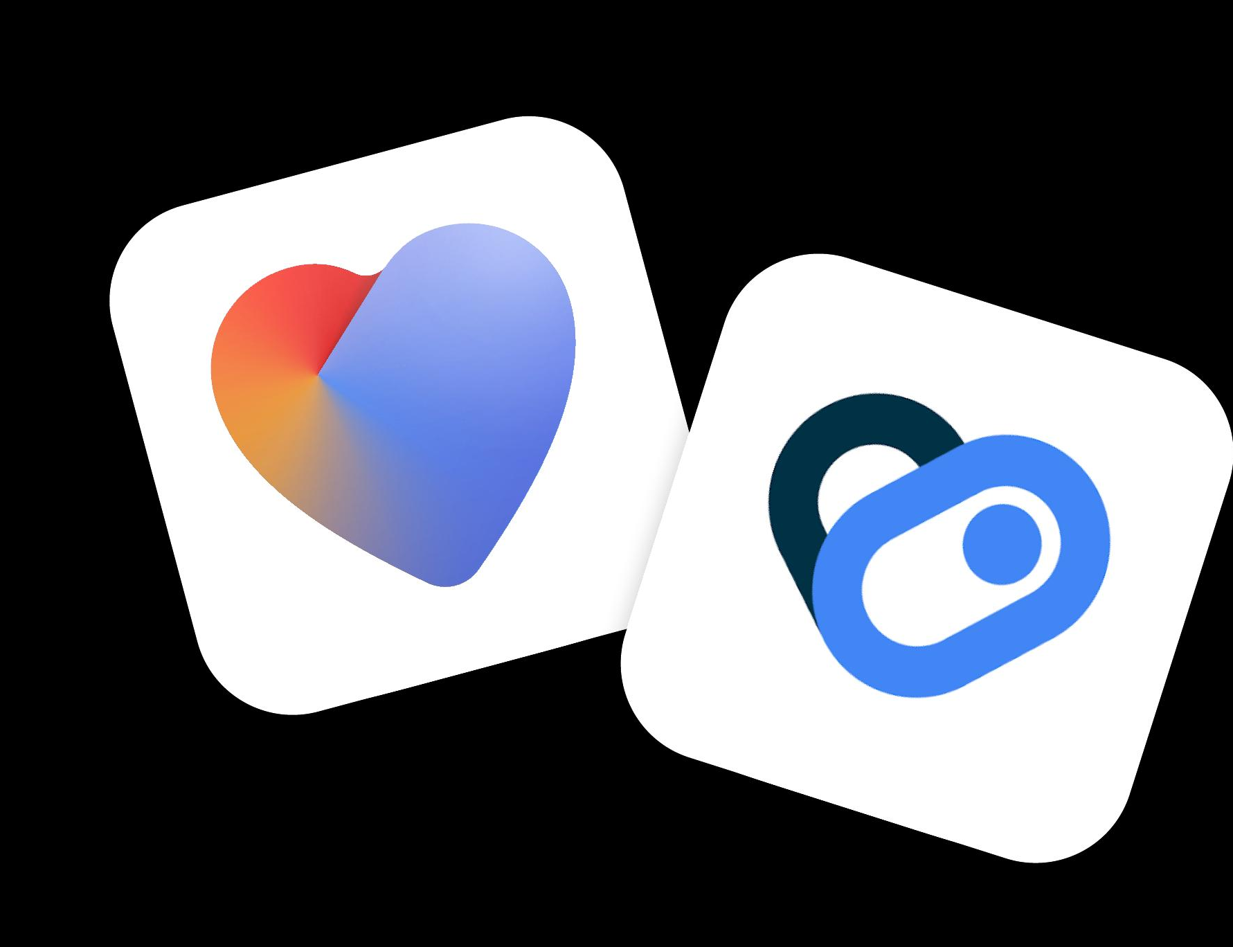 Withings and Health Connect app icons side by side